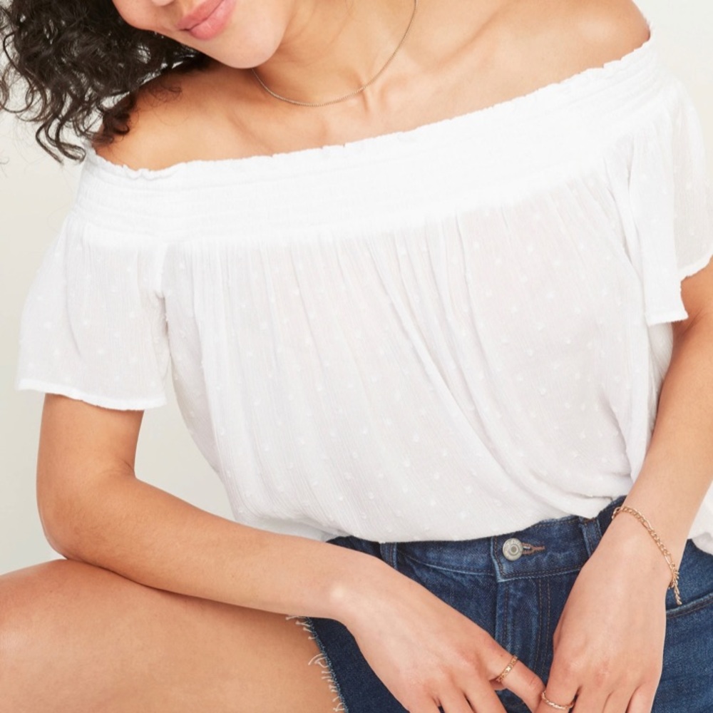 Old Navy Off the Shoulder Blouse